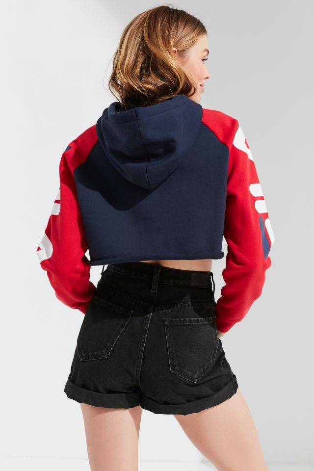 FILA + UO Luisa Colorblock Cropped Hoodie #1