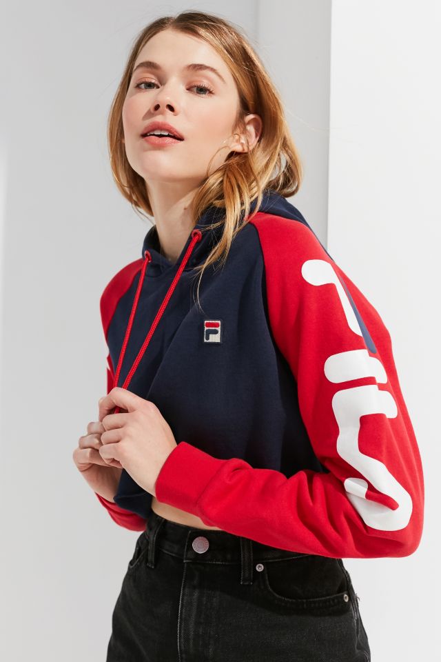 FILA + UO Luisa Colorblock Cropped Hoodie #4