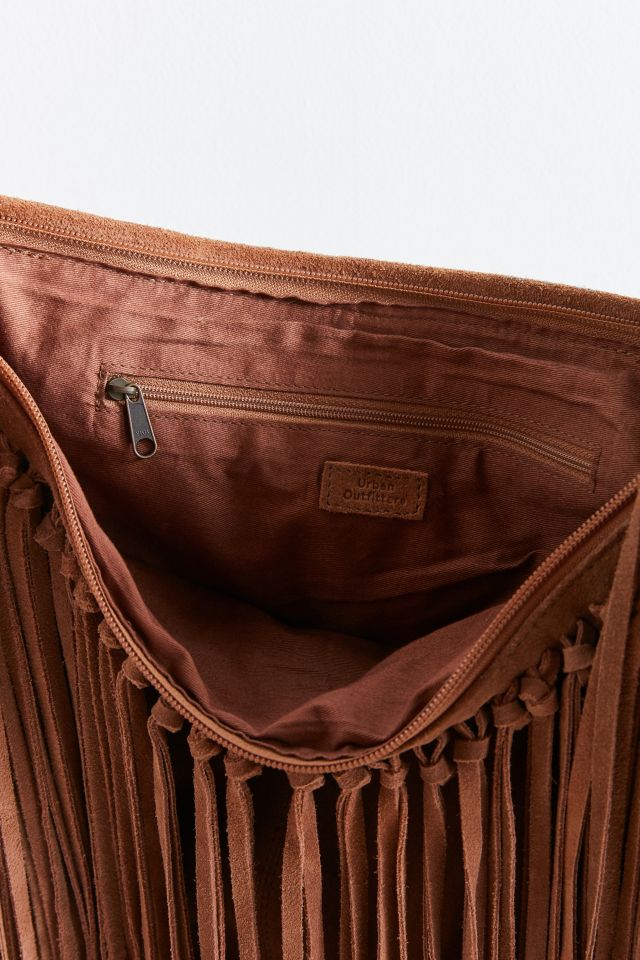 Fringed Slouchy Crossbody Bag #2