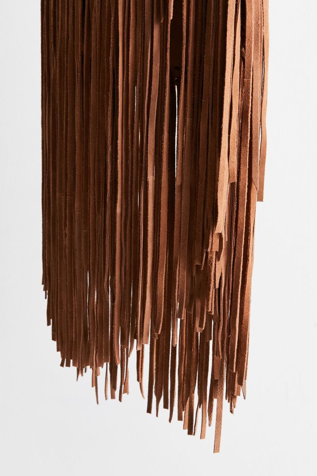 Fringed Slouchy Crossbody Bag #5