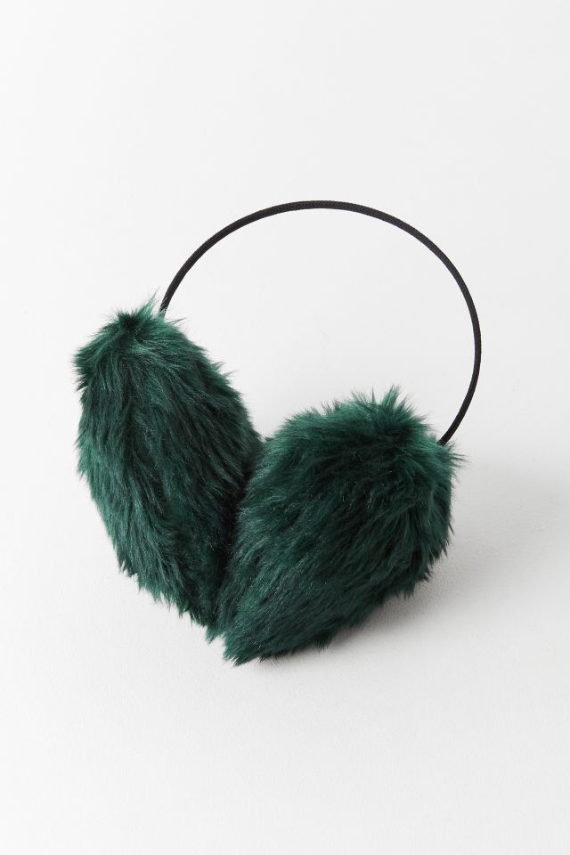 Faux Fur Heart Ear Muff #1