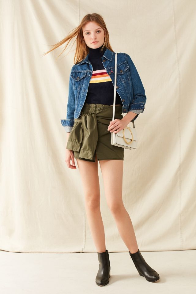 Urban Renewal Recycled Surplus Tie-Front Skirt #3