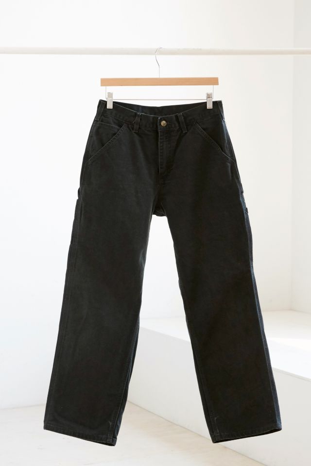 Vintage Carhartt Washed Black Pant | Urban Outfitters