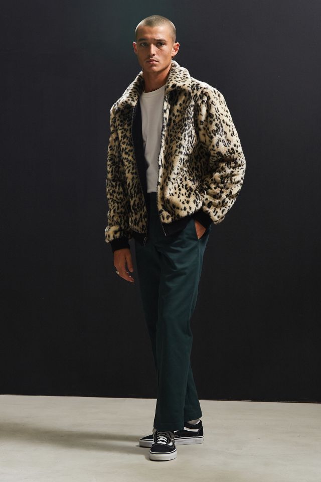 UO Faux Fur Bomber Jacket #5