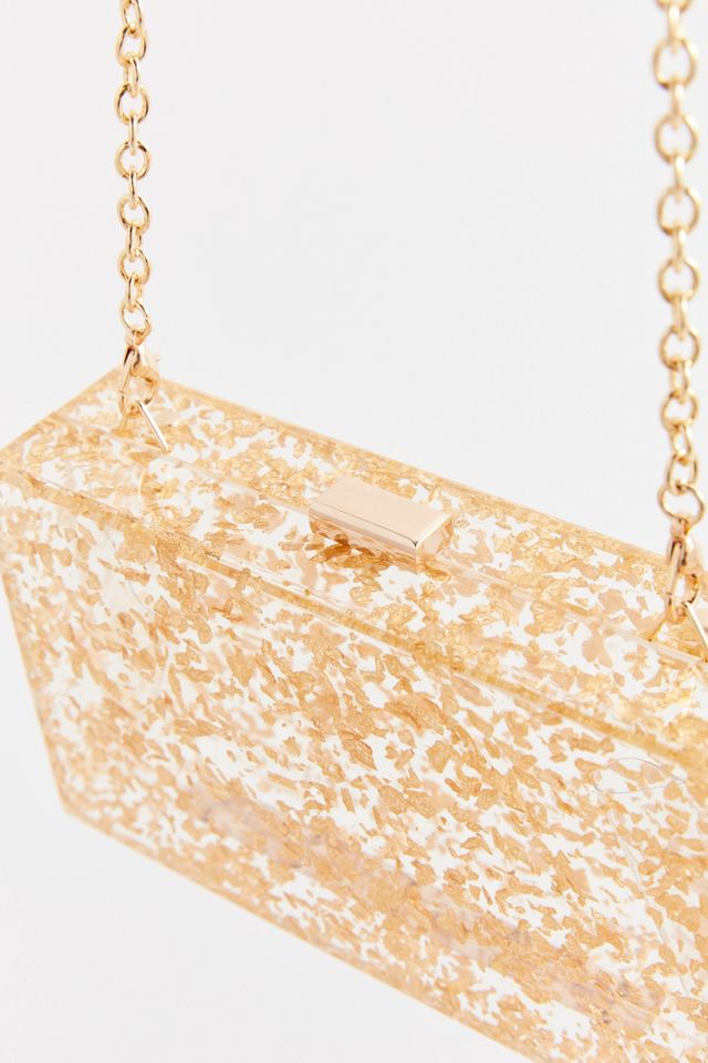 Flecked Glitter Crossbody Box Bag #3