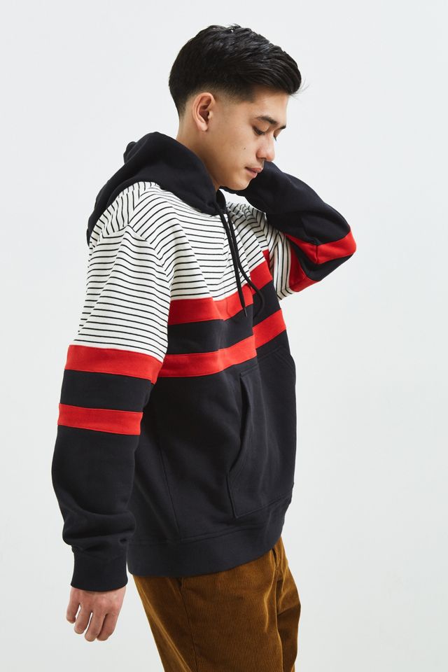 uodycoco – Colorblock Embroidered Crewneck Sweatshirt