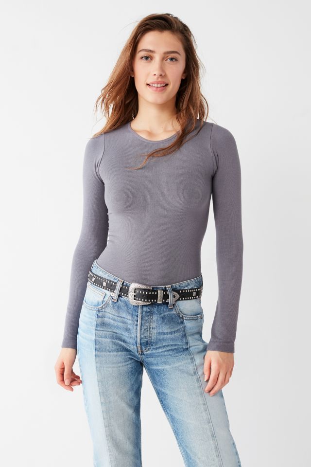 Out From Under Markie Long Sleeve Ribbed Top #1