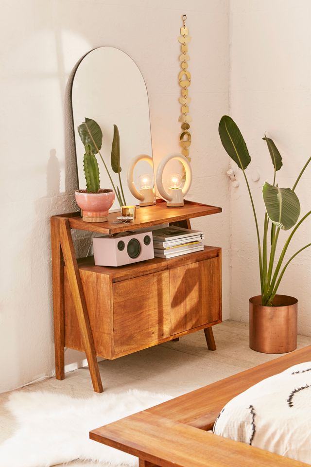 Modern Boho Media Stand Urban Outfitters, Boho Console Table With Storage