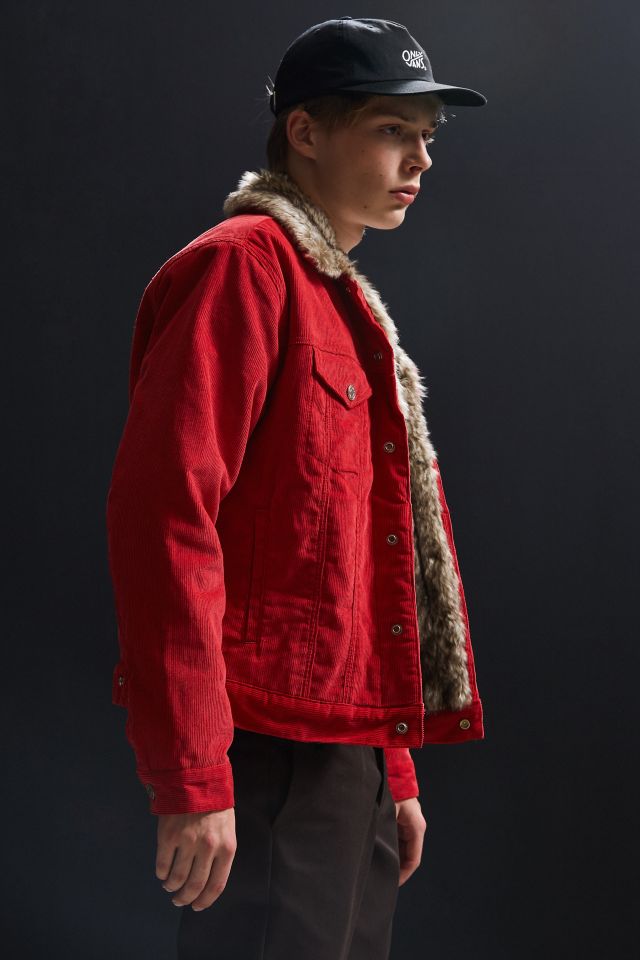 Red corduroy jacket 2025 urban outfitters