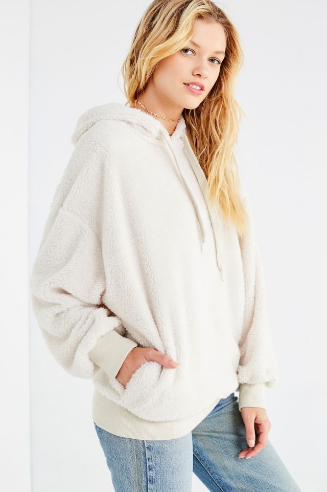 UO Osaka Furry Hoodie Sweatshirt