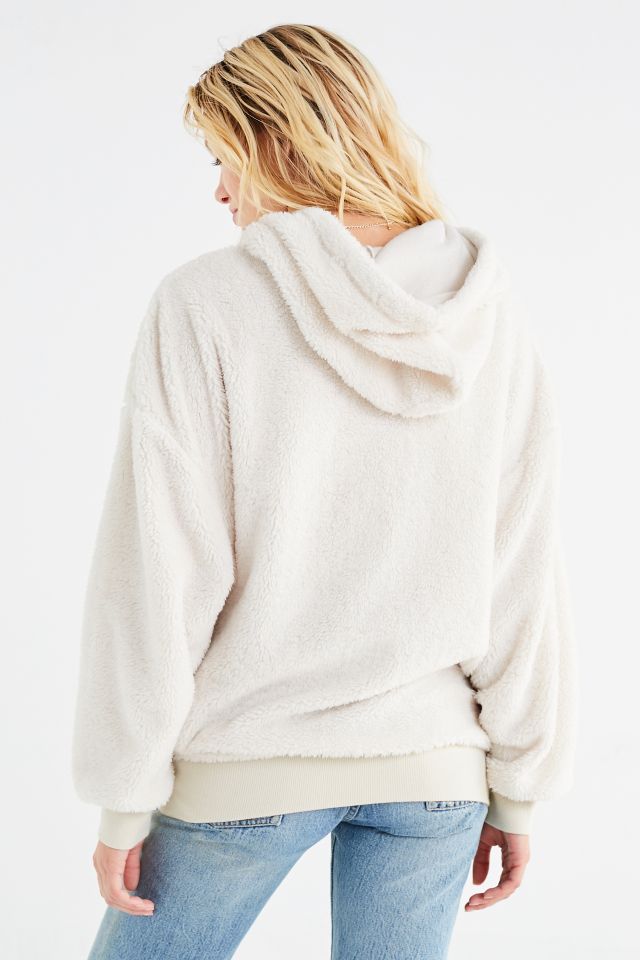 Urban outfitters fluffy on sale hoodie