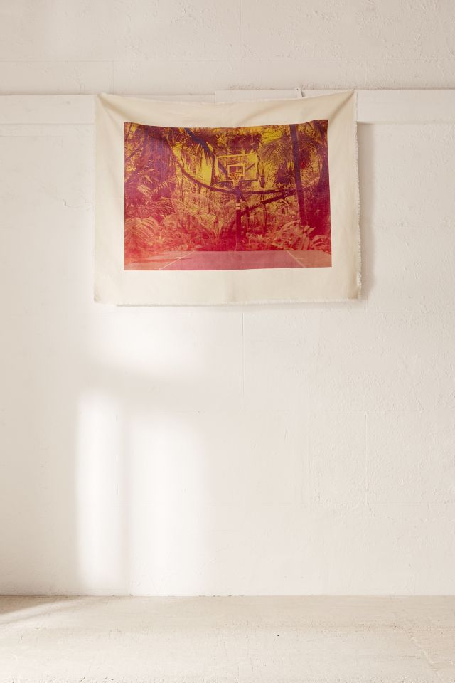 Scenic Basketball Tapestry #1