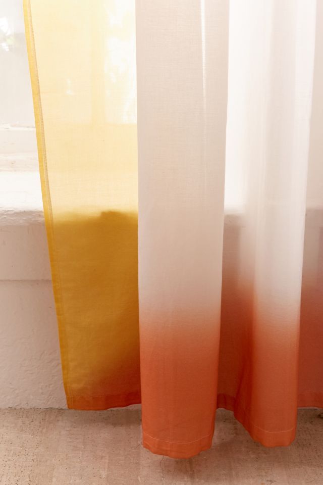 Rainbow Airbrush Border Window Curtain #3