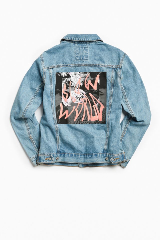 BDG Embroidered Graphic Back Patch Denim Trucker Jacket | Urban Outfitters