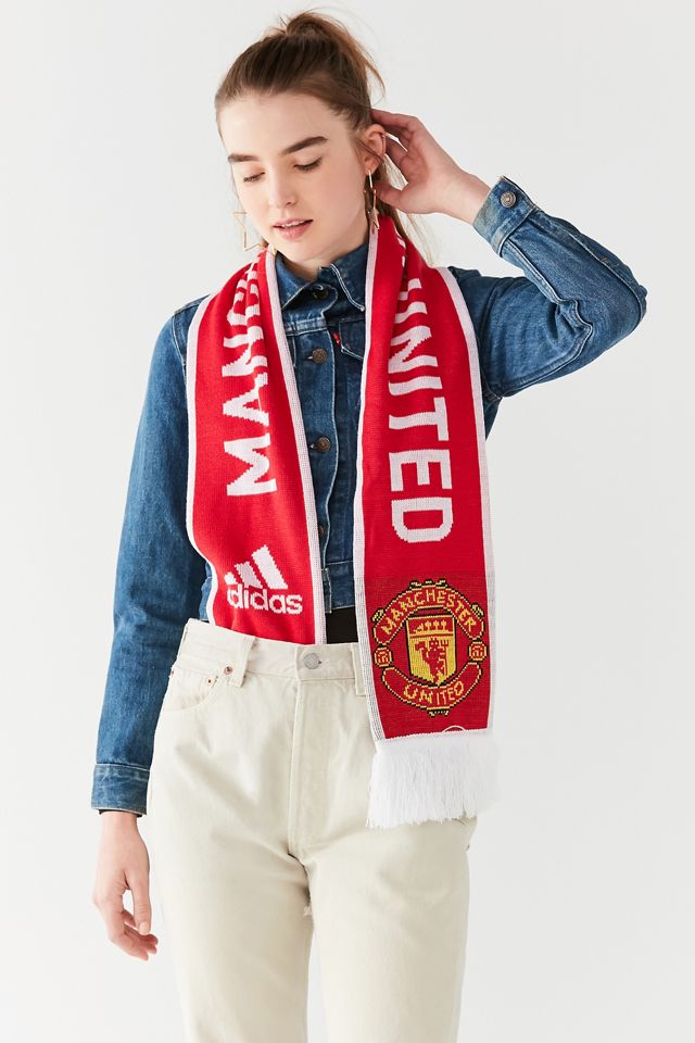 adidas Manchester United Soccer Scarf Urban Outfitters