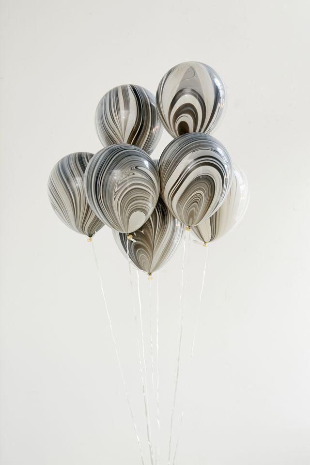 Knot & Bow Marble Balloon Set #1