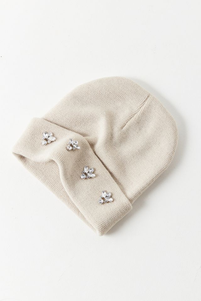 Embellished Double Knit Essential Beanie #1