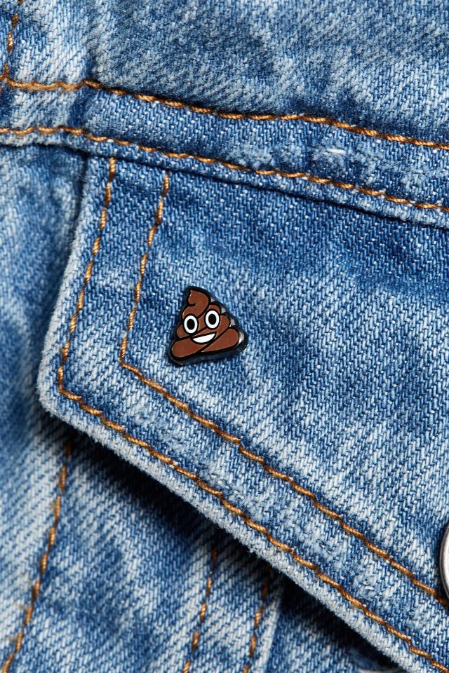 Pintrill Mini Poop Emoji Pin #2