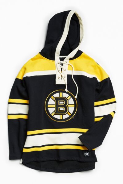 47 Brand Boston Bruins Lacer Hoodie Sweatshirt Urban Outfitters