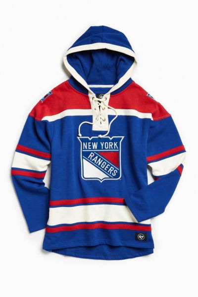 Buy New York Rangers Superior Lacer Hood Jersey Men's Hoodies from '47.  Find '47 fashion & more at