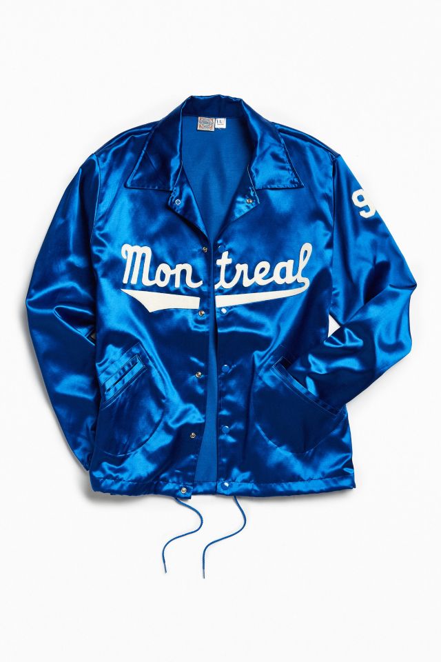 Ebbets Field Flannels Montreal Royals Satin Coach Jacket