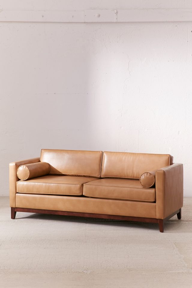 Piper Petite Recycled Leather Sofa