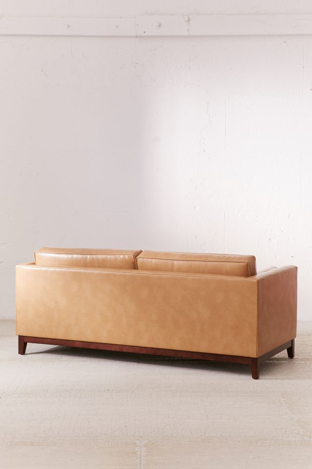Piper Petite Recycled Leather Sofa