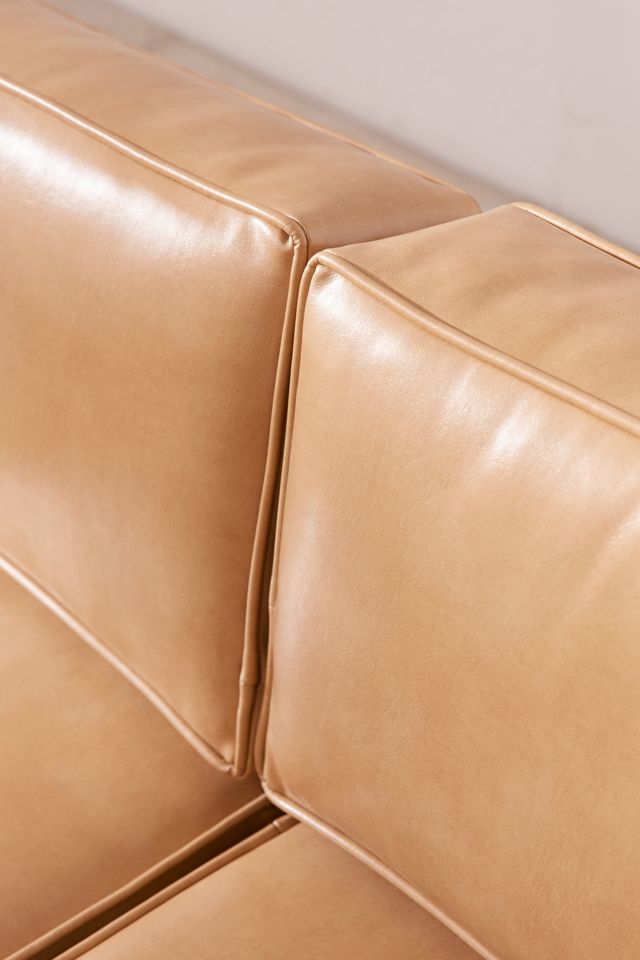 Piper Petite Recycled Leather Sofa