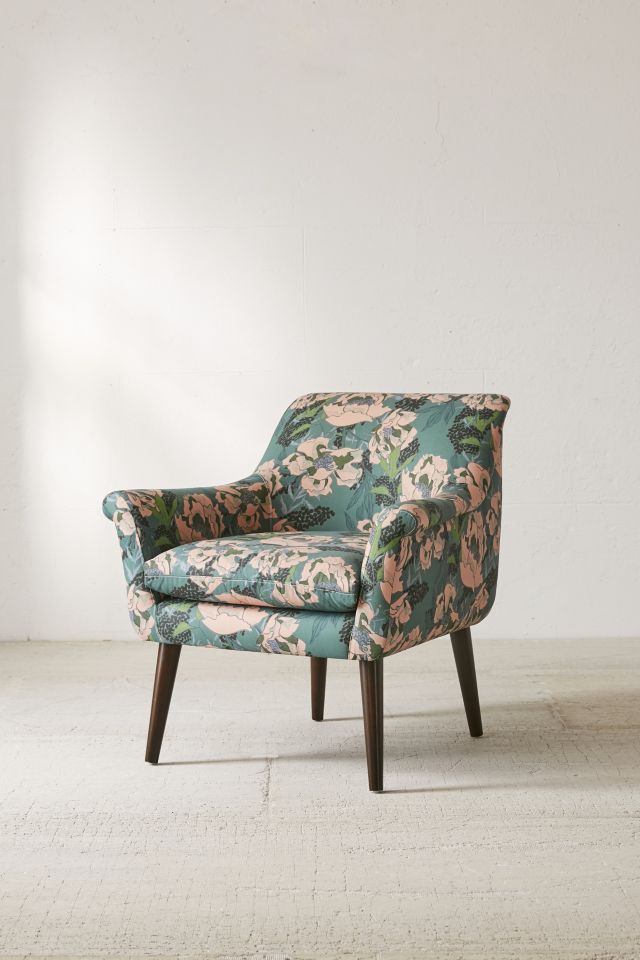 Floral print chair sale