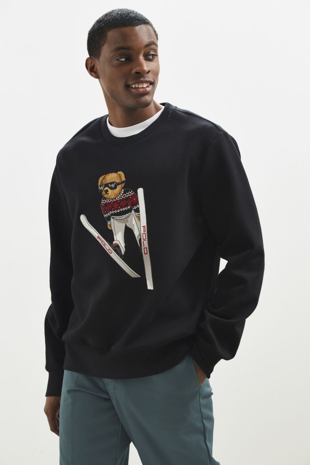 Polo Ralph Lauren Bear Crew Neck Sweatshirt | Urban Outfitters