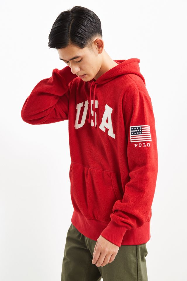 Polo Ralph Lauren Polar Fleece Hoodie Sweatshirt #2