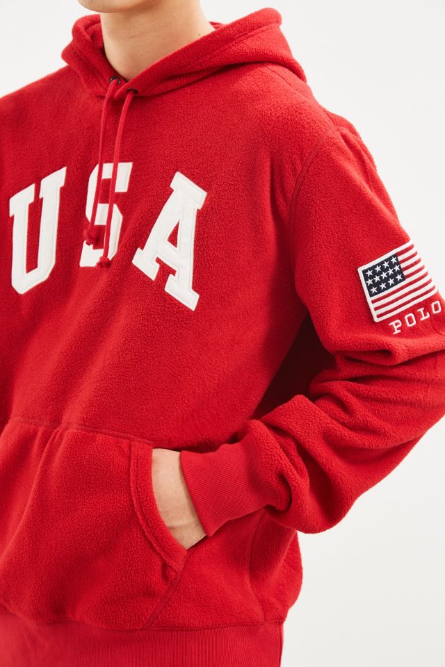 Polo Ralph Lauren Polar Fleece Hoodie Sweatshirt #4