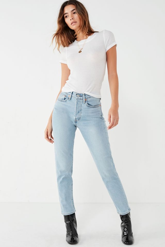 Levi's Wedgie High-Rise Jean – Bauhaus Blue | Urban Outfitters