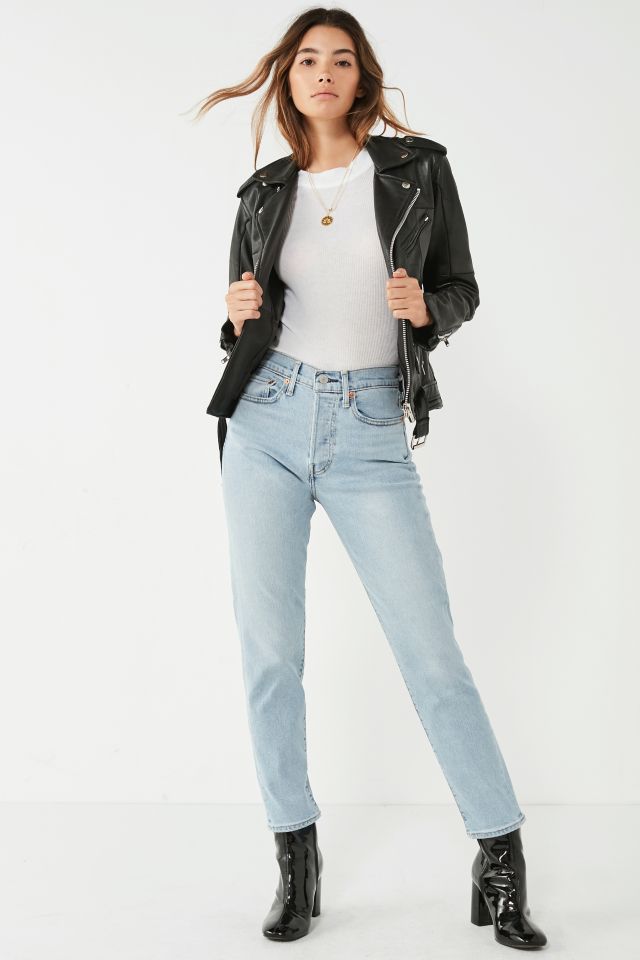 Levi's wedgie icon fit cheap jeans in bauhaus blues