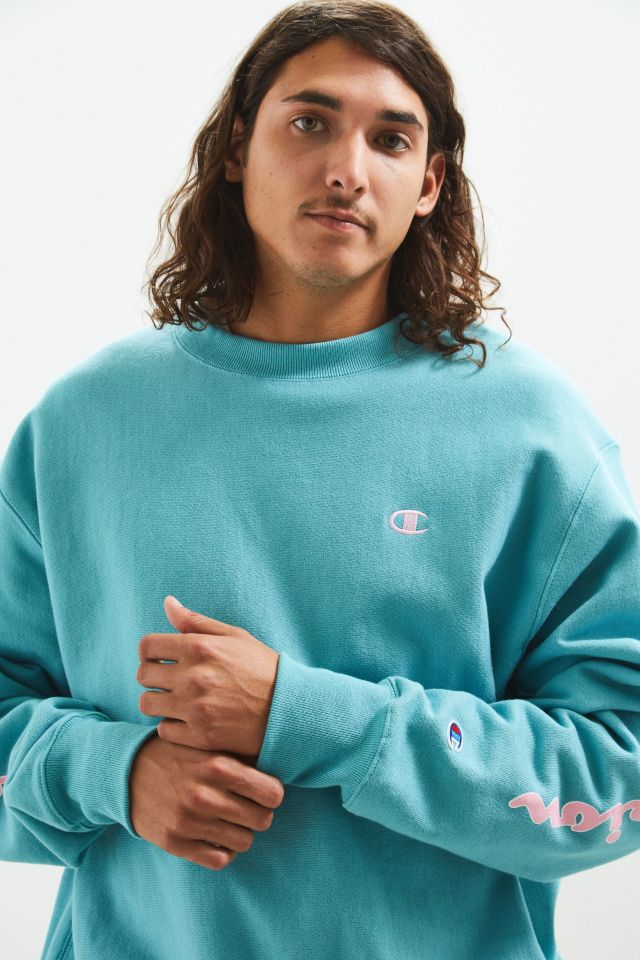 Champion crew neck hot sale turquoise