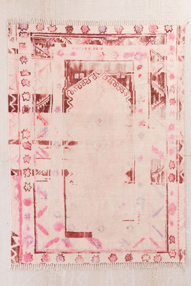 Celia Faded Print Chenille Rug #1