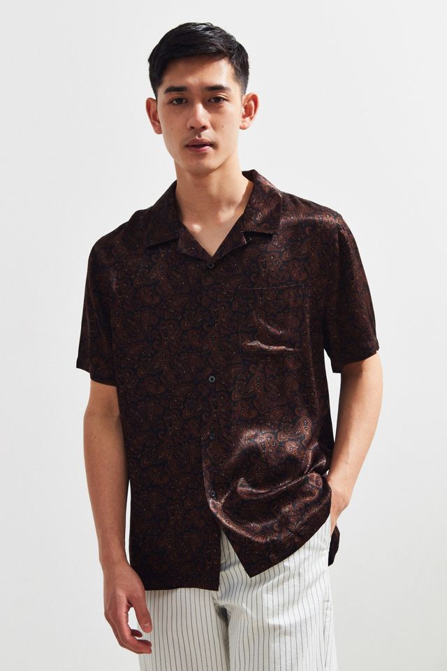 Stussy Paisley Short Sleeve Button-Down Shirt | Urban Outfitters