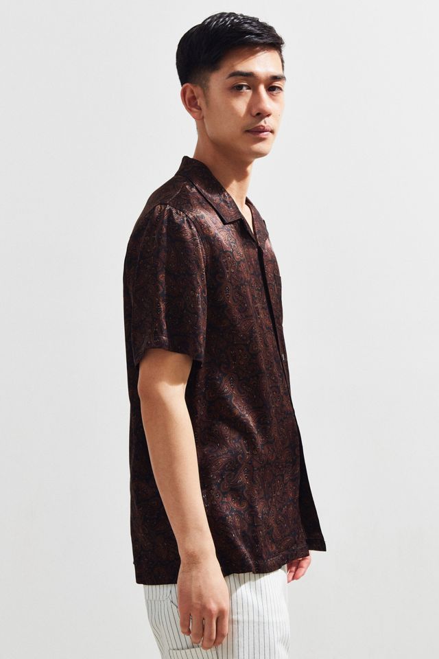 Stussy Paisley Short Sleeve Button-Down Shirt | Urban Outfitters