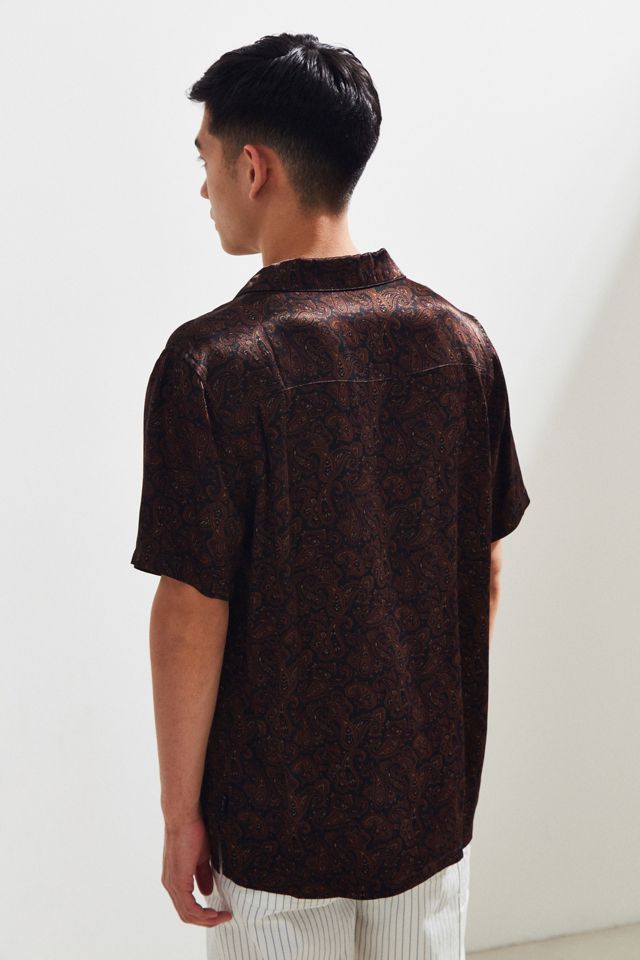 Stussy Paisley Short Sleeve Button-Down Shirt | Urban Outfitters