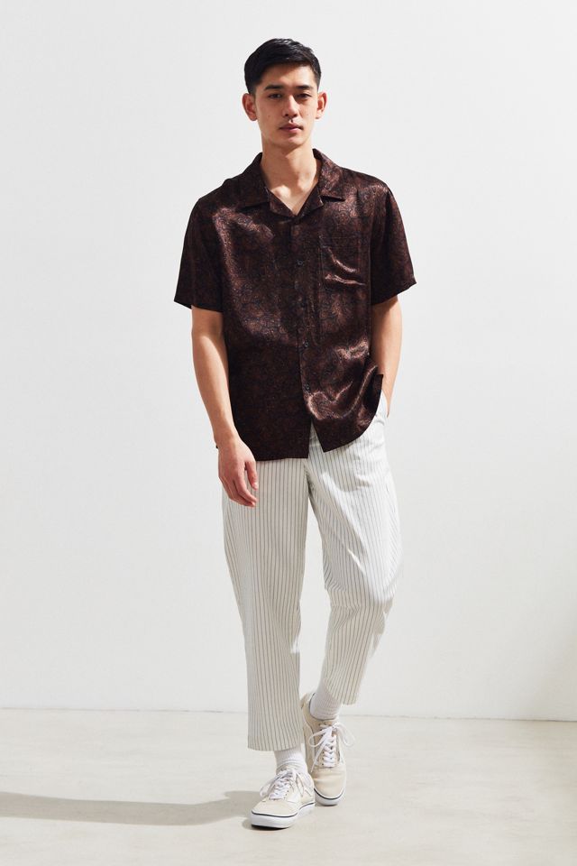 Stussy Paisley Short Sleeve Button-Down Shirt | Urban Outfitters