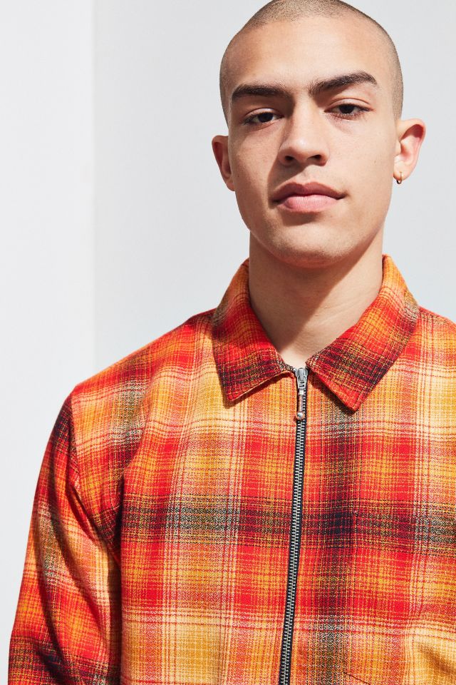 Stussy Crepe Plaid Zip Shirt #4