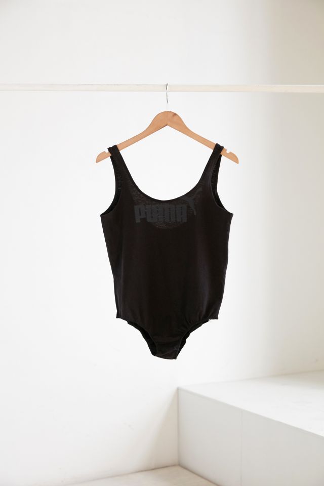 Vintage Remade Puma Black Bodysuit