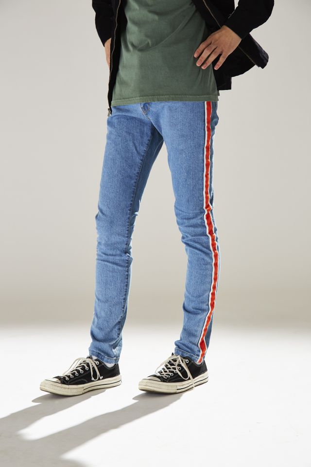 Side cheap tape denim