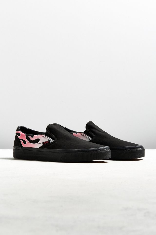 Vans Slip On Pink Flames Sneaker