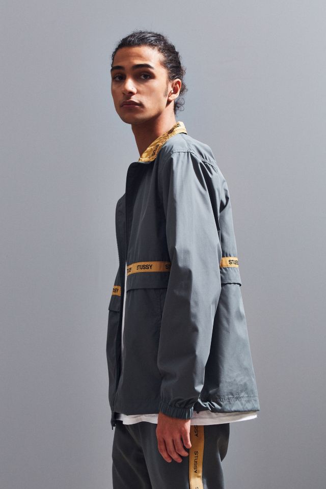 Stussy lewis hot sale track jacket