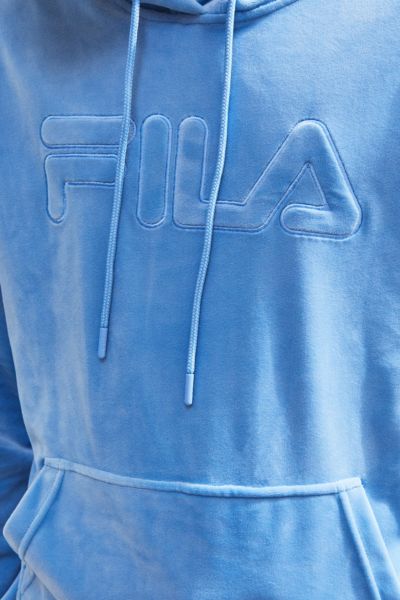 fila asher velour hoodie