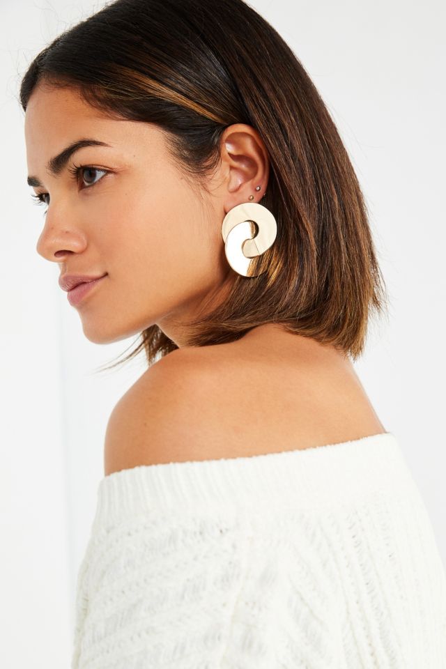 Eternal Circle Statement Earring
