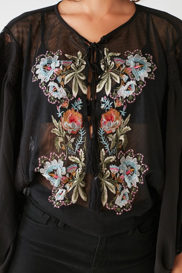 UO Forbidden Forest Embroidered Top #2