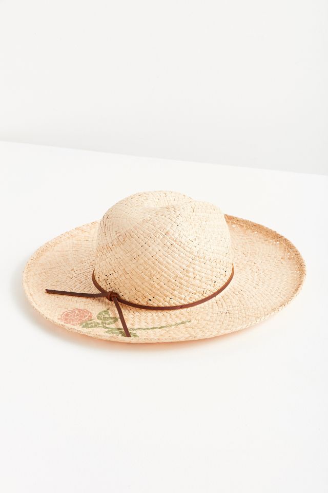 Brixton Jenna Rose Tattoo Straw Rancher Hat #3