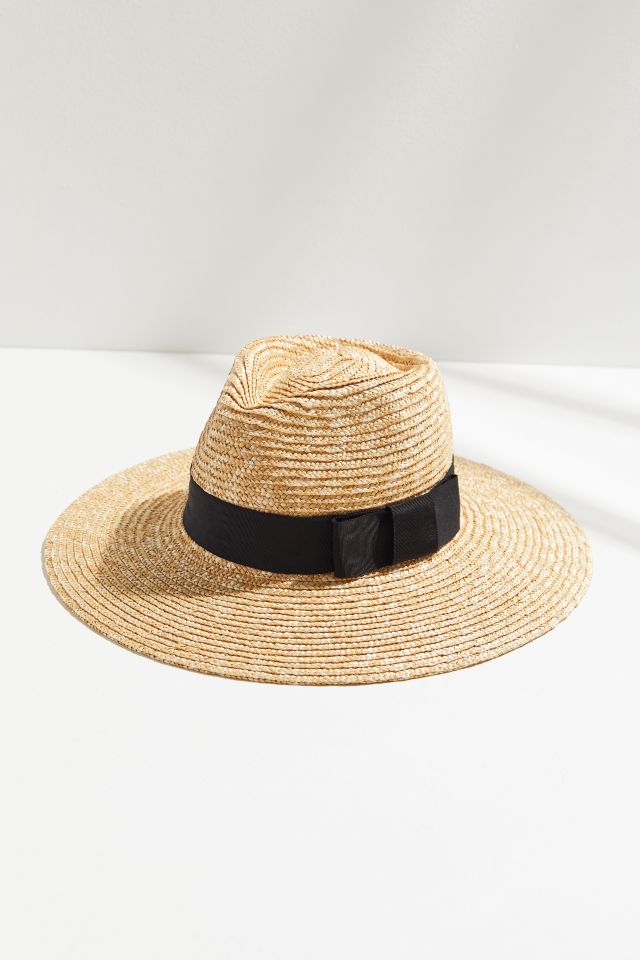 Brixton Joanna Straw Wide-Brim Fedora #1